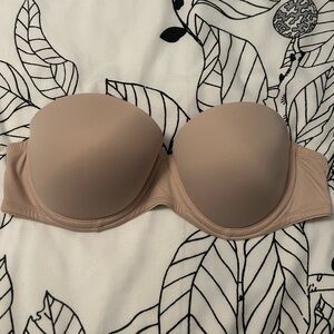 Victoria's Secret Nude Strapless Multi-Way Push-Up Bra, 34B, Perfect Condition
